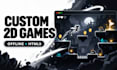 create custom 2d HTML5 games