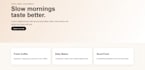 create a responsive single page website using HTML and CSS