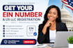 get your US llc ein number, tax id and irs ein application