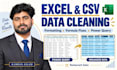 clean messy excel data, fix errors and remove duplicates