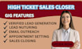be your b2b lead generation sales representative, appointment setter, and sdr