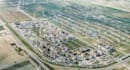 visualize 3d site plan, housing development, real estate microdistrict layout