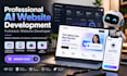 develop ai website, ai mobile app, ai chat, saas full stack website development
