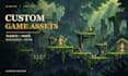 custom 2d pixel art game assets