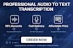 transcribe audio to text accurately with timestamps