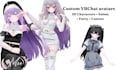 custom vrchat 3d model avatar rig vrchat character anime 3d avatar pc quest