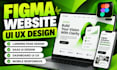 build figma website design, website ui ux, figma ui design, saas website design