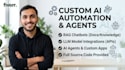 build ai automation ai agents and llm integration
