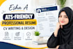 create an ats friendly professional resume CV