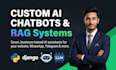 build a custom ai chatbot with llm and rag