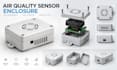 design air quality sensor enclosure 3d printable cad housing prototype model cad