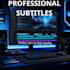 burn sync and encode professional subtitles to your video