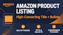 write SEO amazon listing with bullet points