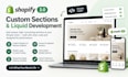 create custom shopify 2 0 sections