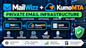 setup mailwizz kumomta SMTP email delivery infrastructure for unlimited emails
