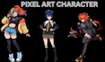 do pixel art animation pixel character design 2d sprite sheet sprite animation