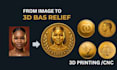 create custom 3d bas relief and detailed relief models