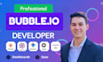 design bubble website bubble mvp saas bubble app developer, bubble io website