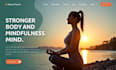 design squarespace pilates studio website online class booking fitness website