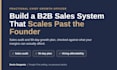 create your b2b sales strategy and 90 day sales plan