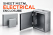 design sheet metal electrical enclosure 3d cad model, dxf, flat pattern and dfm