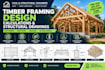 provide timber framing design, calculations and structural drawings