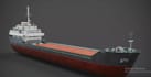 3d ship modeling, bulk carrier ship, hull deck cad model, marine engineering