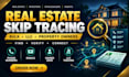 do bulk real estate skip tracing and llc skip tracing