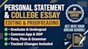 edit, proofread, and elevate your college admissions personal statement