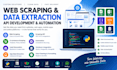 scrape any website or mobile app and deliver clean data