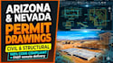 prepare arizona and nevada civil structural permit drawings