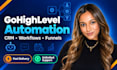 build gohighlevel ai chatbot and voice ai agent to book appointments