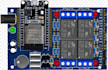 create esp32 motor control pcb, relay, actuator  robotics control board design