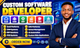 software saas developer system ai automation erp crm pos lms school management