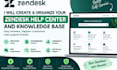 create professional zendesk help center and knowledge base, help desk website