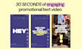create viral, engaging typography and animated text videos