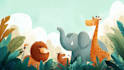 draw cute cartoon animal character