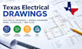 texas electrical wiring diagrams, electrical drawings, panel schedules, mep plan