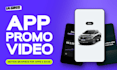 create a motion graphics promo video for your app