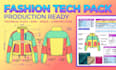 create fashion clothing tech pack for manufacturing