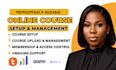 create course content on talentlms, graphy, learnworld, wordpress lms and moodle