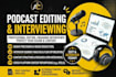 podcast editing interview podcast interview editting podcast video creator