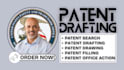 handle US patent filing, prosecution and office action response