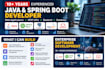 develop a professional java spring boot web application or rest API
