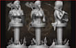create custom 3d character sculptures and detailed digital sculpts