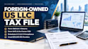 file form 1065, 5472 for foreign owned US llc partnership
