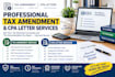do professional tax amendment and CPA letter services