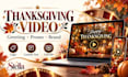 create a custom thanksgiving video for your business