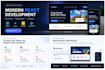 build a responsive react website or frontend web application