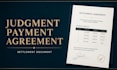 prepare a judgment payment and settlement agreement
